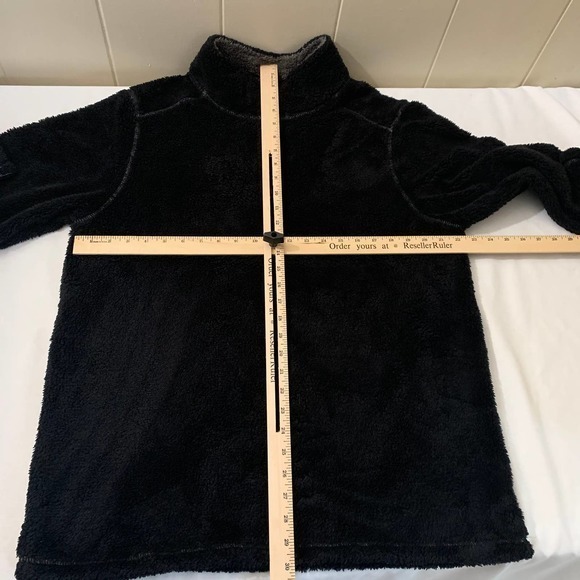 Fleece Pullover Jacket ¼ Zip  Blue-Grey L - Picture 6 of 6